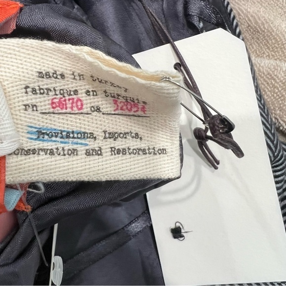 Anthropologie Cartonnier Oxford Jumpsuit Black Gray V Neck Size Small New - Picture 11 of 14